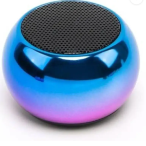 fitric m3 (portable bluetooth mini speaker) dynamic metal sound with high bass with google assistant, alexa & siri (multicolor)